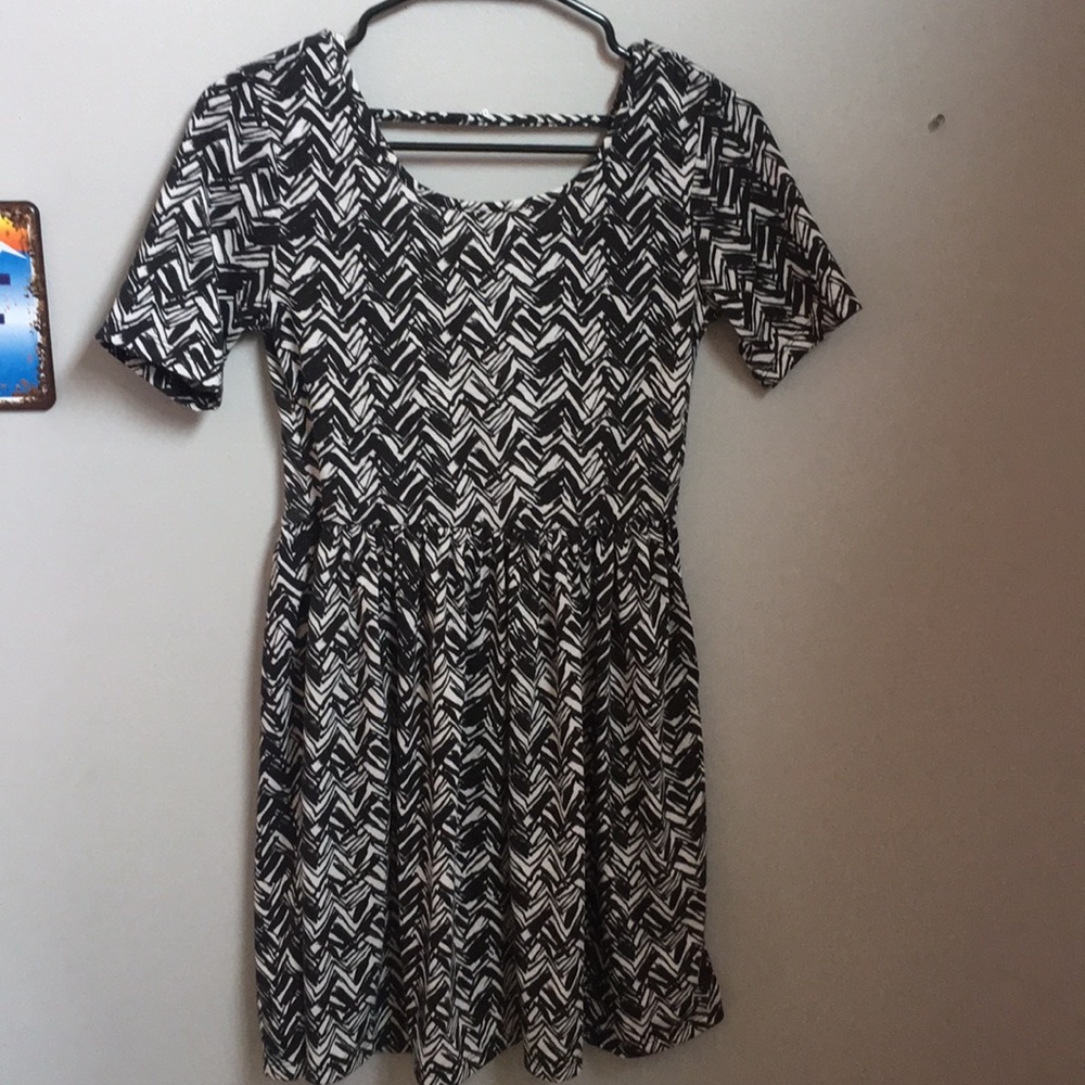 forever 21 b&w dress